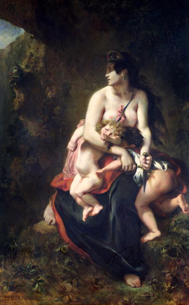 Medea - Delacroix, 1838, Muse des Beaux-Arts, Lille